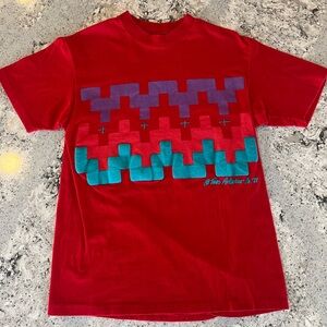 Vintage 1988 Geometric Art T-Shirt